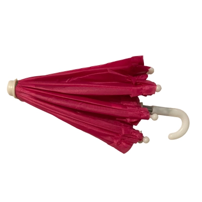 מטרייה קטנה לפעילות בגנים בצבע ורוד פוקסיה