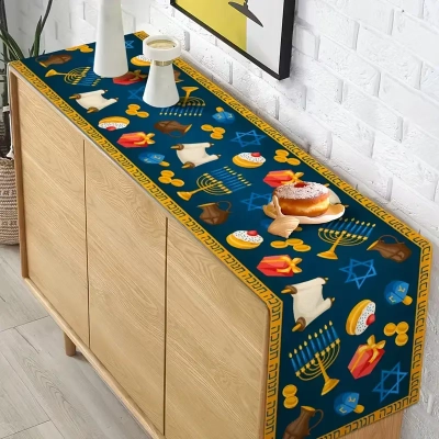 ראנר חנוכה מרהיב ביופיו גודל 182x33 ס