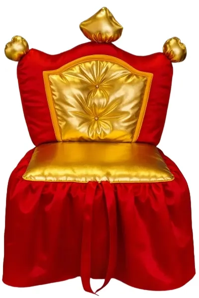 כיסוי כיסא ליום הולדת בצבע אדום