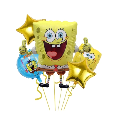 בלון בובספוג סט 5 יחידות