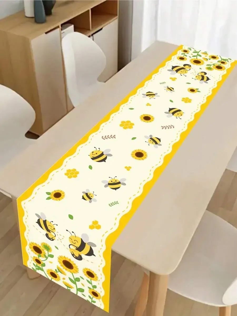 ראנר מרשים עם דבורים לראש השנה גודל 180x35 ס