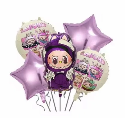 בלוני לבובו labubu צבע סגול