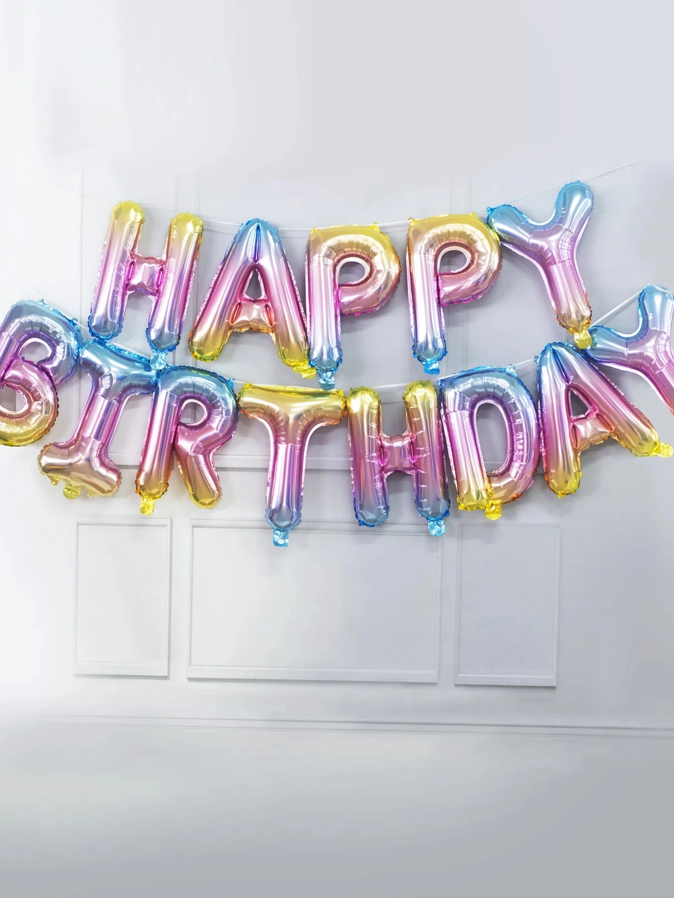 בלון happy birthday בצבע צבעוני