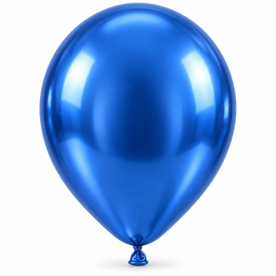 50 יחידות בלוני כרום מטאליים Yehua בצבע כחול 12 אינץ