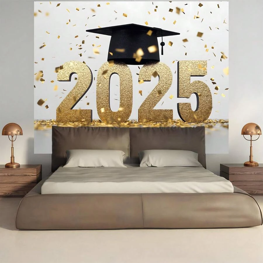 תפאורה 2025 לסוף שנה הדפס על בד