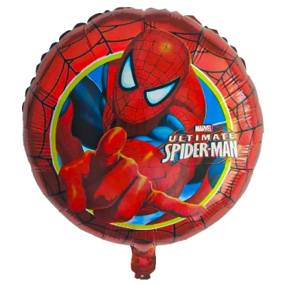 בלון ספיידרמן מיילר עגול 45 ס
